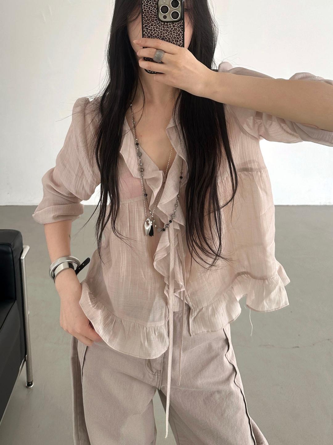 이너뮤트 rosy blouse (3color)