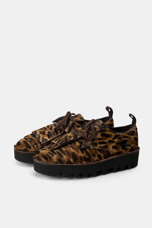 CLARKS X ENGINEERED GARMENTS DESERT KHAN EG LEOPARD PRT PONY