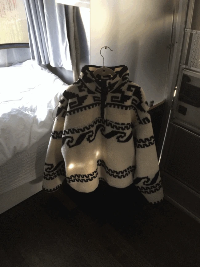 [주문폭주]오버핏 노르딕 후리스 뽀글이 맨투맨