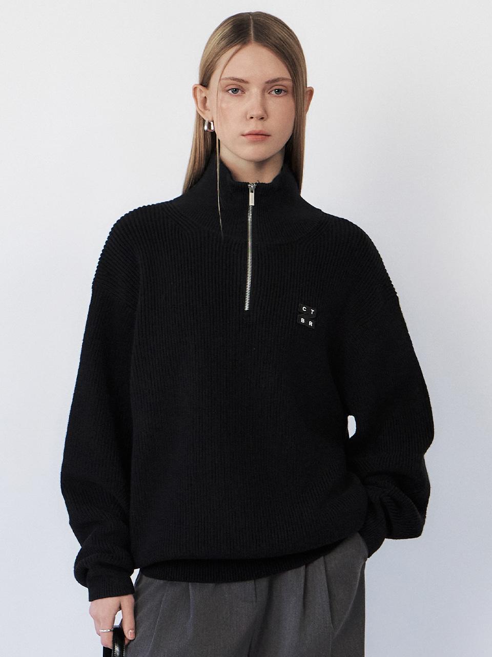 하프 집업 하찌 니트_6COLORS