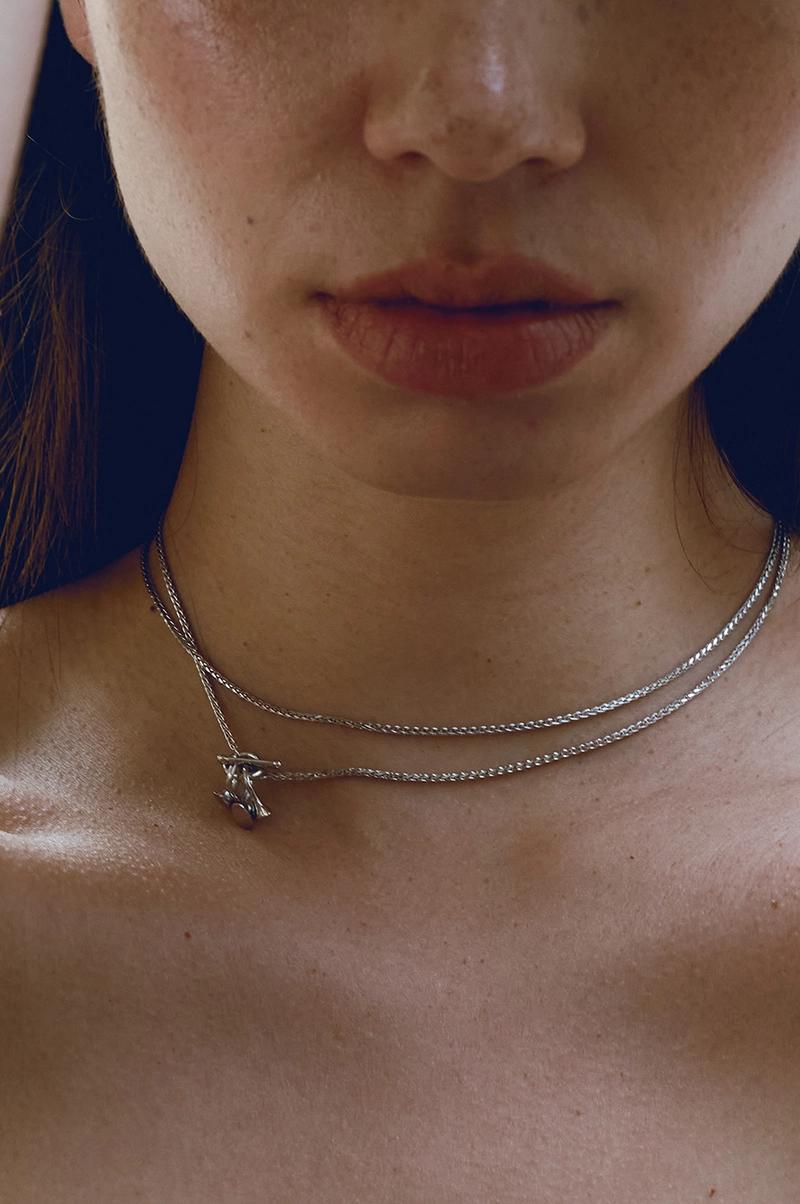 CELLMUTE - PETAL CHARM NECKLACE(3COLOR)