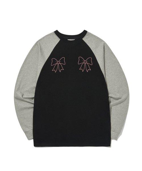 RIBBON Raglan L/S Tee [2Color]