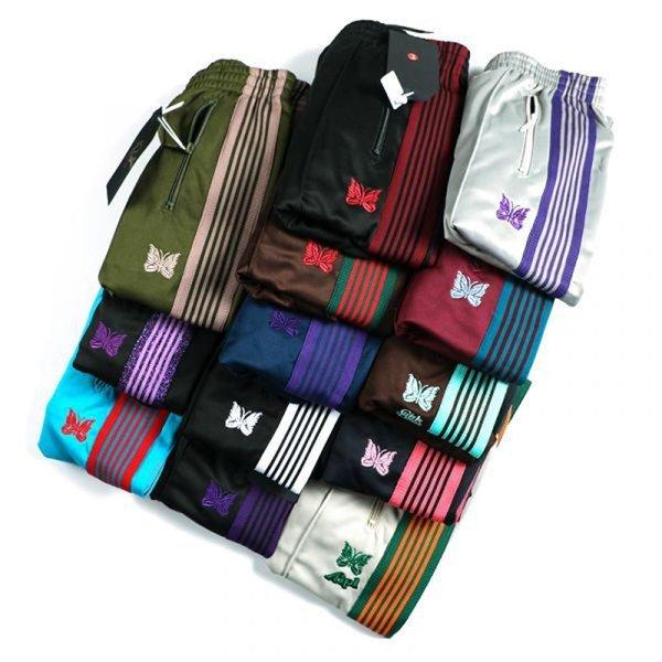 니들스 NEEDLES TRACK 트랙팬츠 버터플라이 웨빙