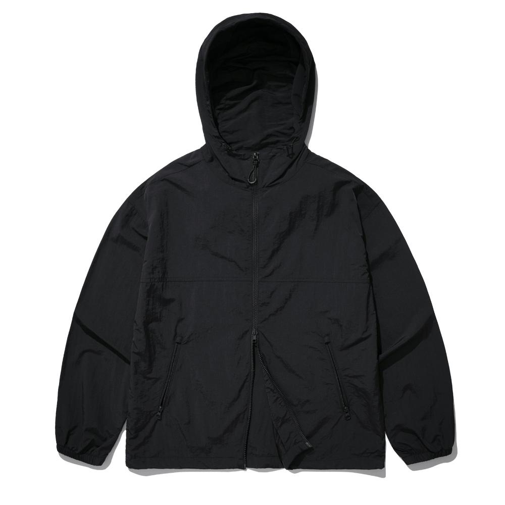 [한정수량] 스퀘어 후드집업 자켓 블랙 YHJK2371