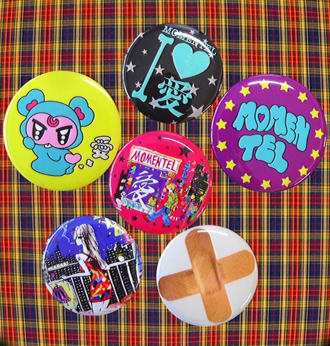 MOMENTEL badge [2]  (6ea set)