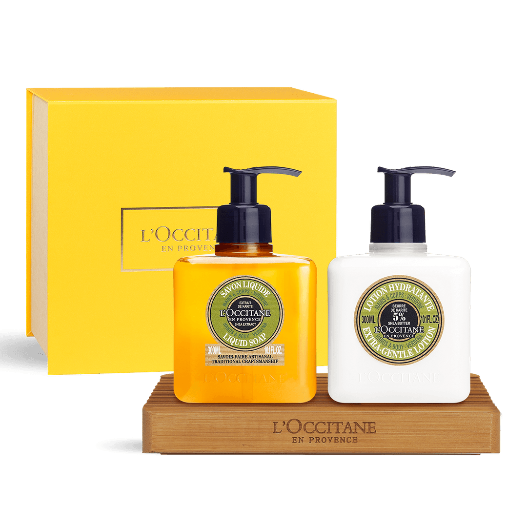 [기프트] 시어 버베나 핸드 워시 & 핸드 로션 300ml 듀오 (+솝 트레이 증정)