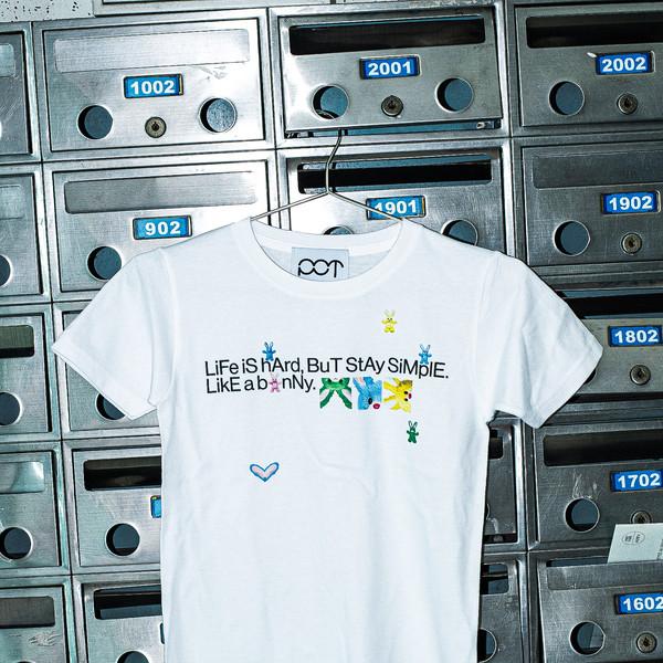 WackyBunny Lettering T-shirt / White