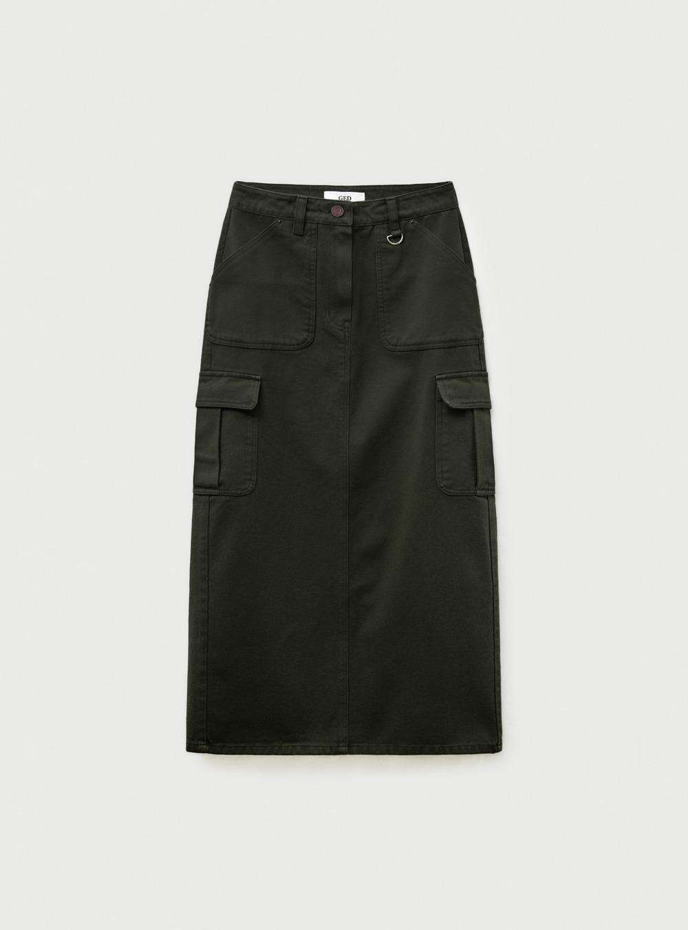 [2ND] POCKET LONG SKIRT
