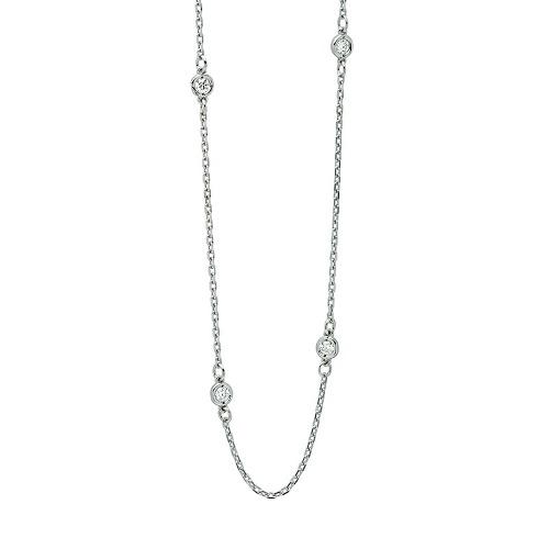 [C1959] 모이사나이트 보석 목걸이