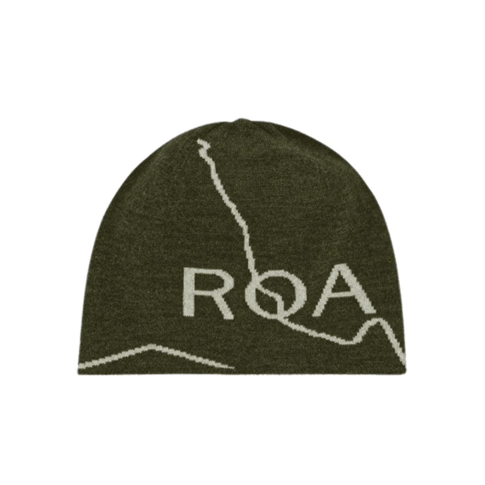로아 하이킹 비니 로고 다크 그린