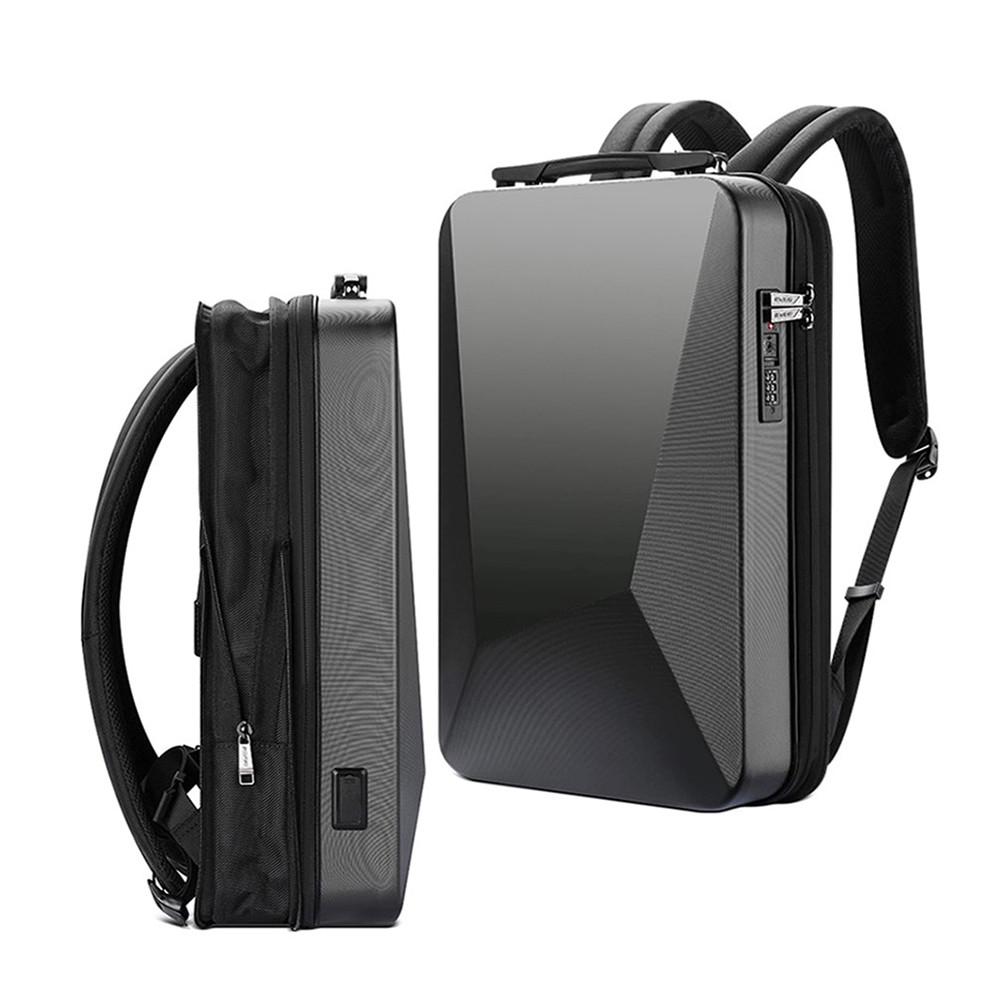 보파이 남자백팩 17인치 노트북백팩 비즈니스 직장인 확장형 하드케이스