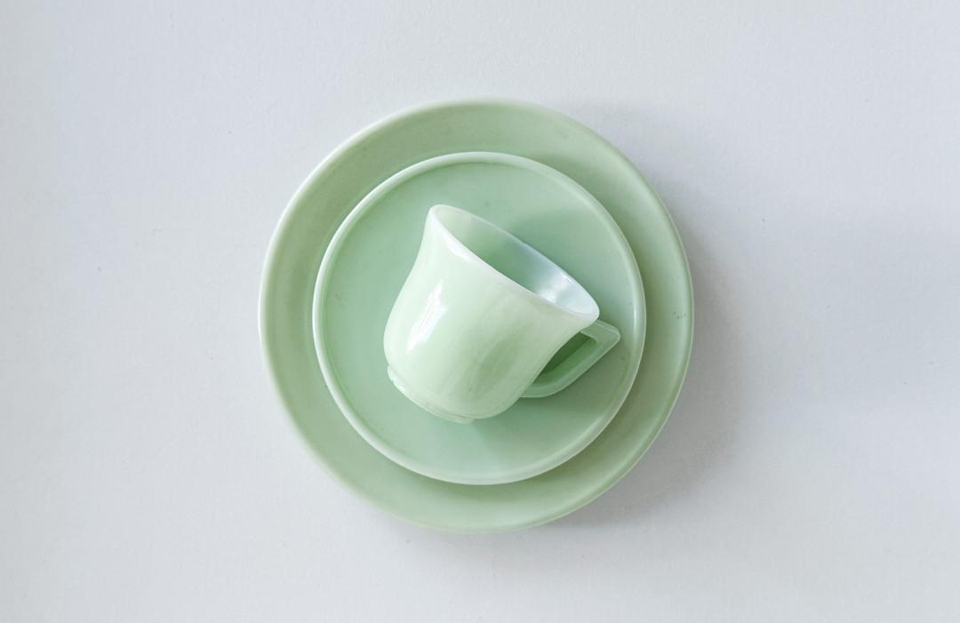 [vintage] HAZEl ATLAS cup & saucer & plate set