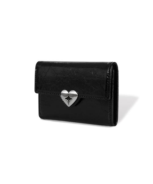 페넥(FENNEC)  HEARTY FLAP WALLET - BLACK - 사이즈 & 후기 | 무신사