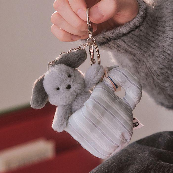 꼴레 미니 퍼리퍼피 X 머지 에소프레소 머그 키링 세트