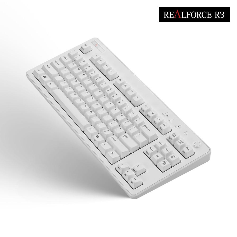 [국내정발] Realforce R3TL BT 화이트 저소음 APC 45g 균등 영문 (텐키레스) R3HD21