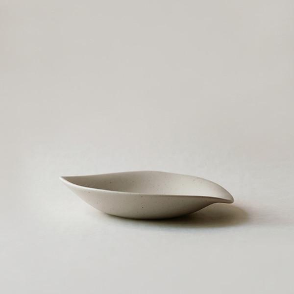 [NR Ceracmis] HIN｜Dessert Plate S  · Soil Beige