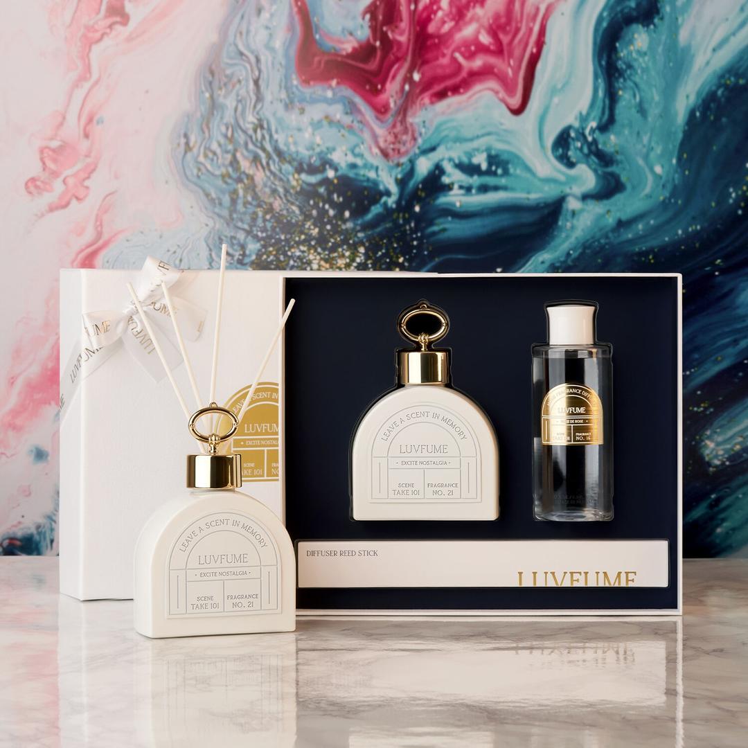 플뤼 드 로즈 디퓨저 세트