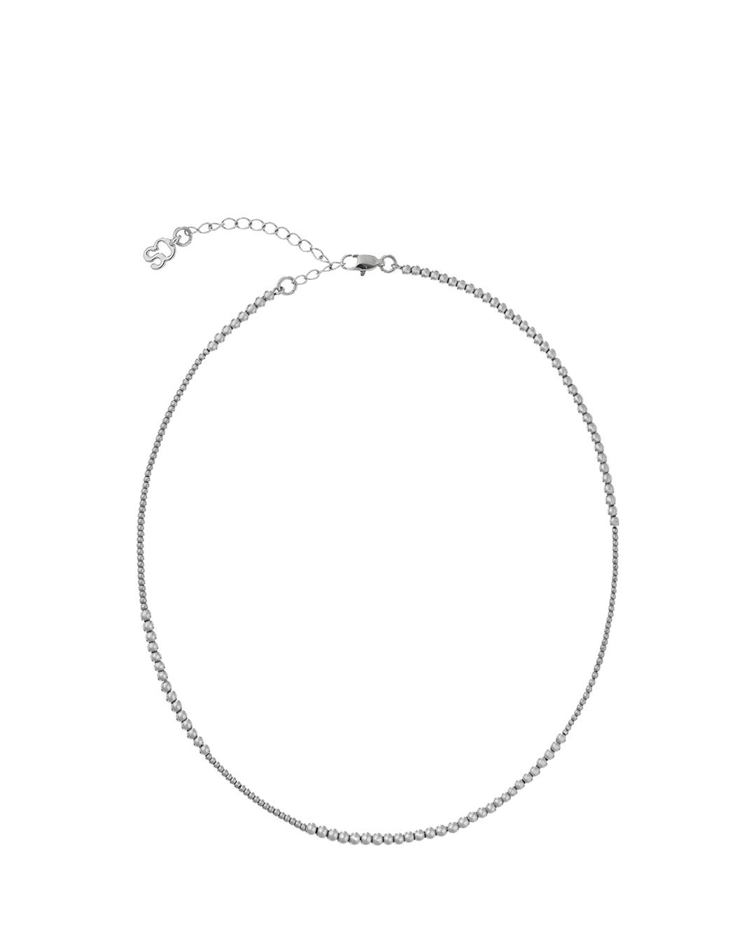 Ball Chain Mix Neckless · 볼 체인 믹스 넥클리스 / 실버