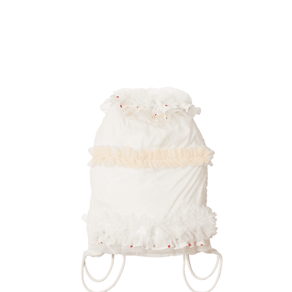 CHIFFON POINT DRAWBAG (BEIGE)