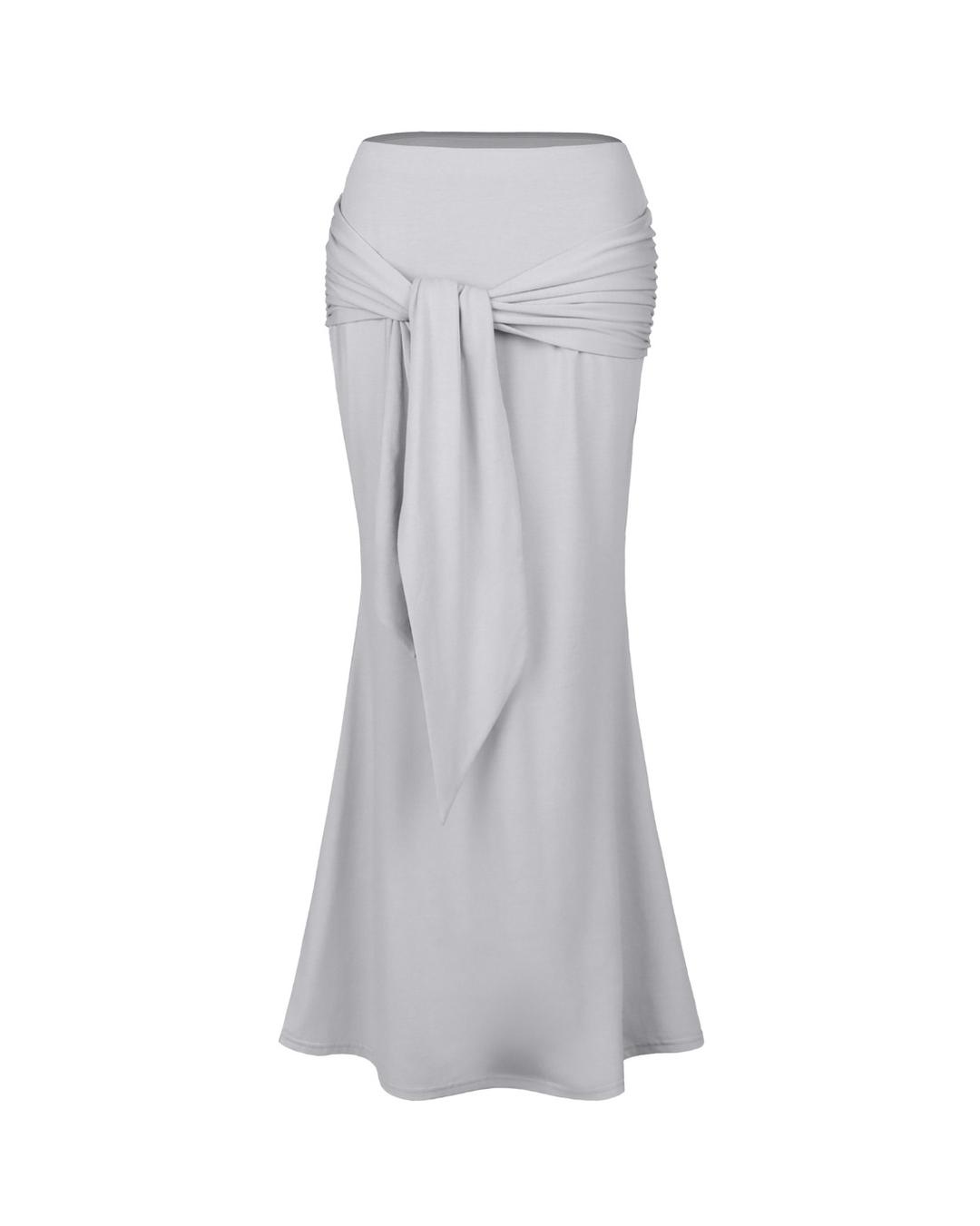 CS SHIRRING LONG SK-054 (GREY)