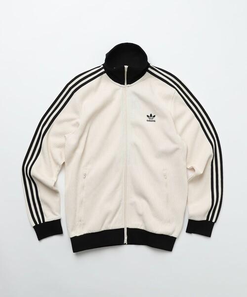 adidas（アディダス）の「adidas Originals/アディダス オリジナルス アディカラー クラシックス ワッフル ベッケンバウアー トラックジャケット【販路限定商品】（ブルゾン）」 - WEAR