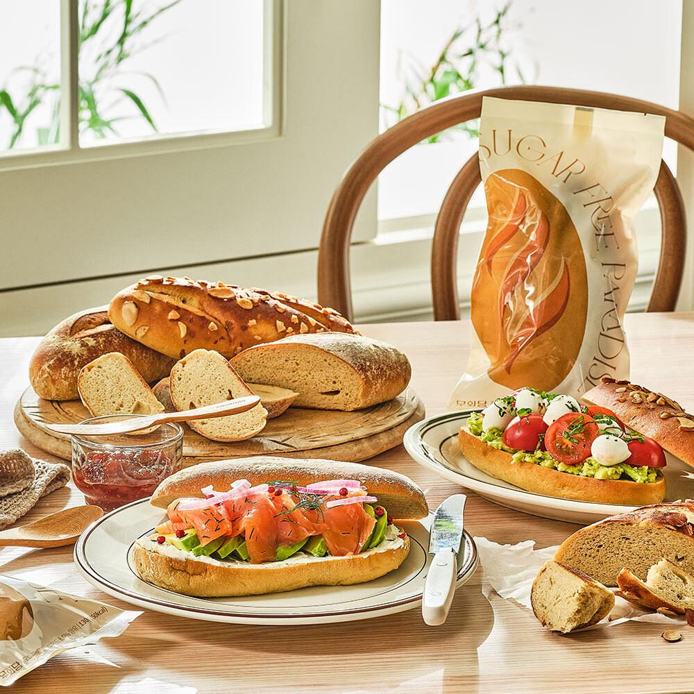 무화당 무밀가루 저당 아몬드깜빠뉴 식사빵