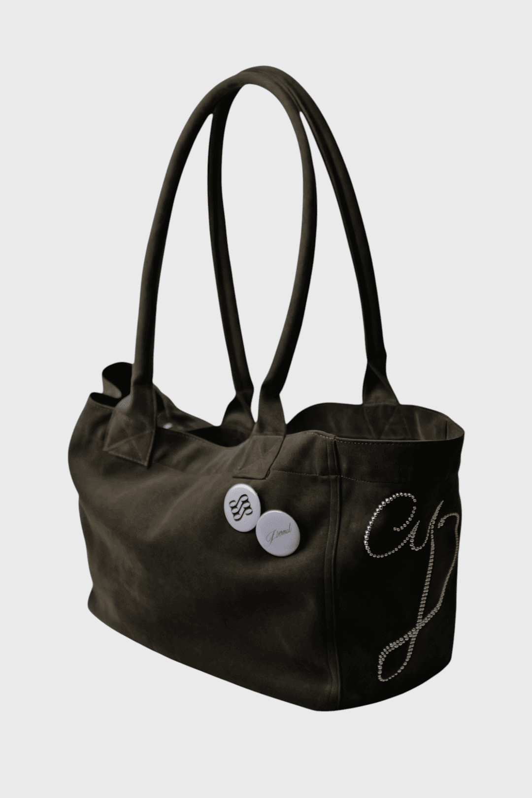 PONY SUEDE BAG (KHAKI)