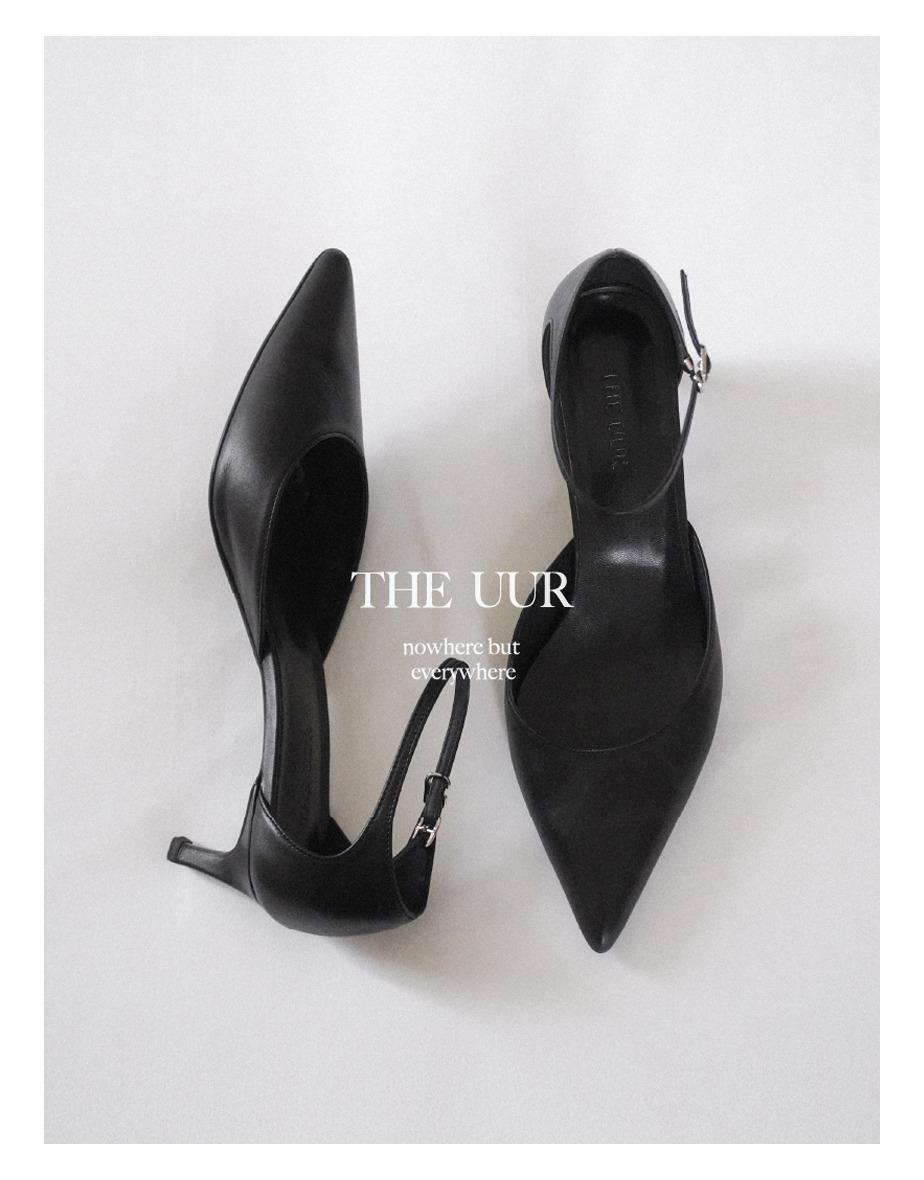 [2cm/5cm] uur 001 Stiletto ankle strap shoes [black]
