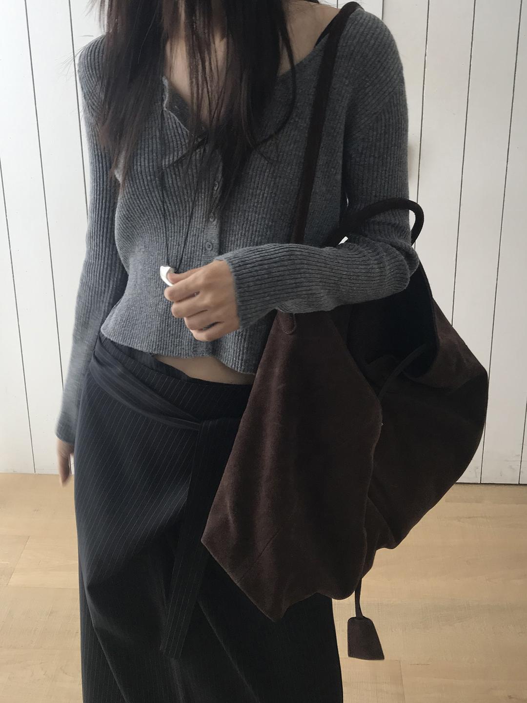 WOOL GOLGI KNIT CARDIGAN (5COLORS)