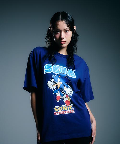소닉 더 헤지혹 반팔 티셔츠 블루