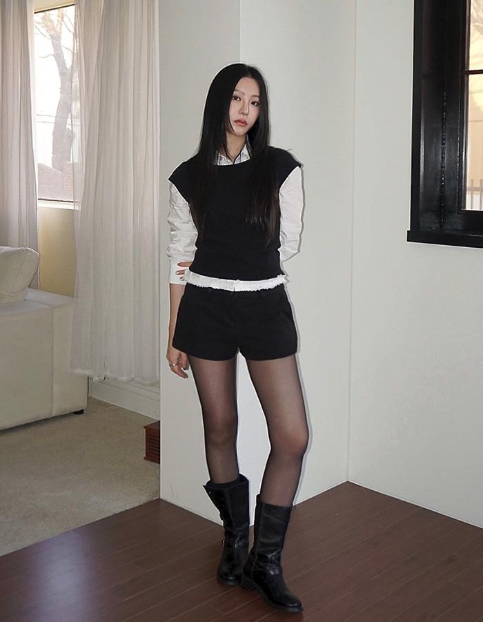 르에브 Low fleece shorts