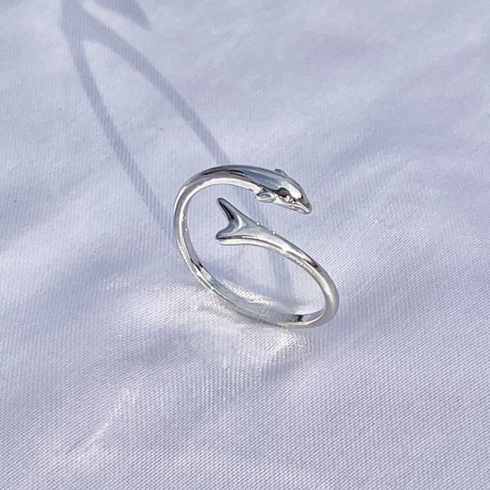 돌고래의 희망을 담다 :상괭이링2 (925silver)