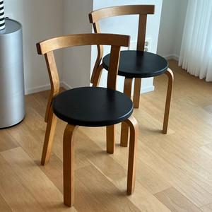 1970s 아르텍 체어 (알바알토 디자인) 모델 68