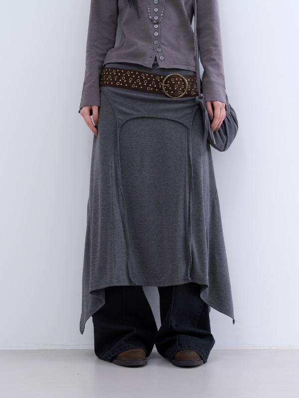 layered ruffle ops skirt