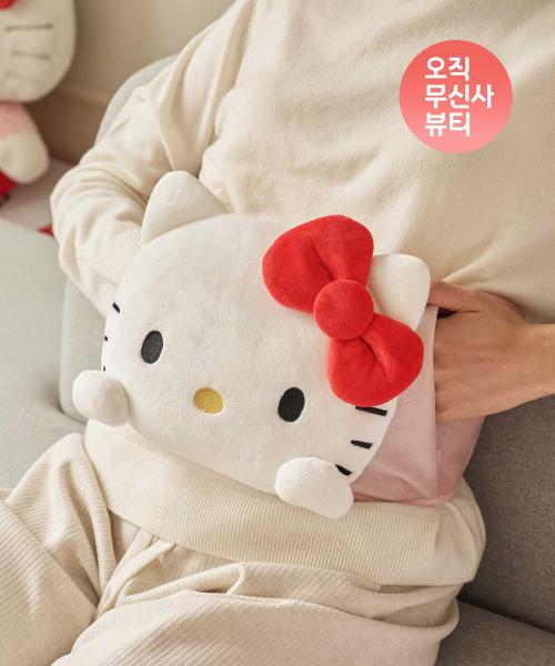 산리오 헬로키티 원적외선 복부허리 온열찜질기
