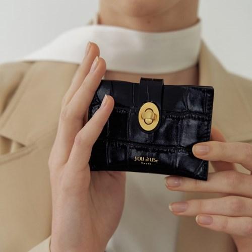 Roto wallet (Croc black)