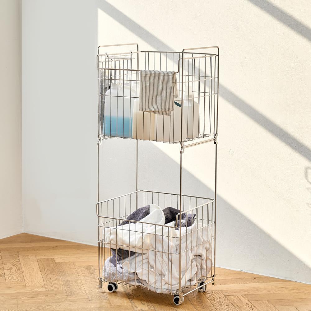 JBJ 이동식 올스텐 304 빅사이즈 세탁바구니 A+B타입