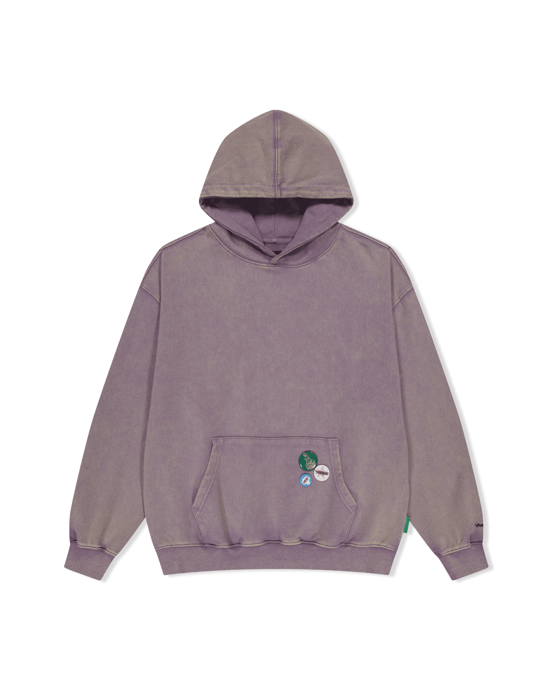 Y.E.S Badges Hoodie Lavender