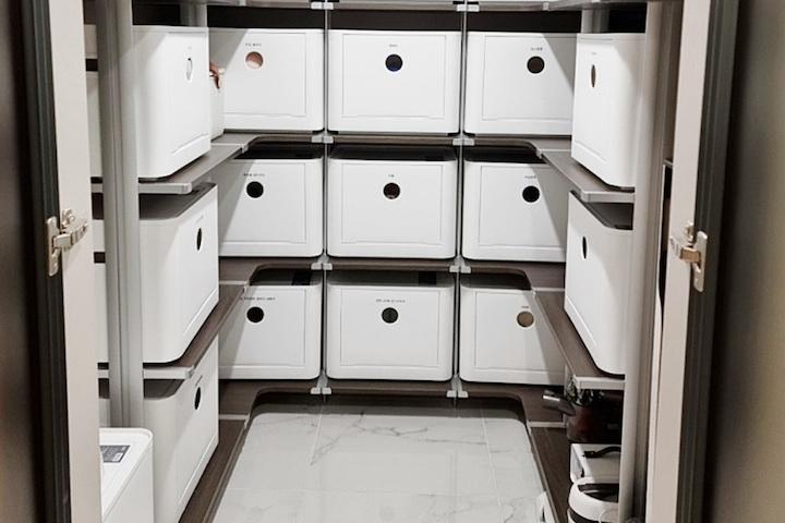 스냅톡 마그넷 수납정리함 50L 대용량 2P