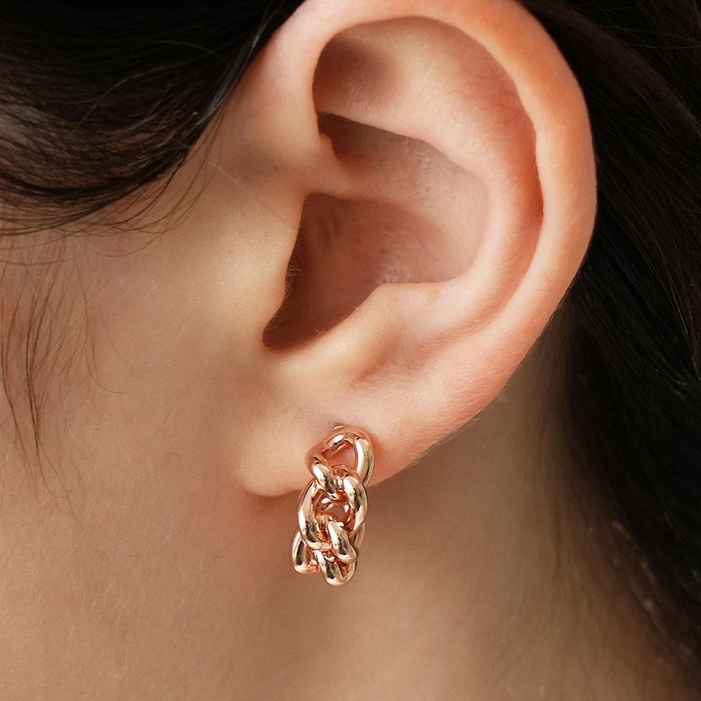 [레드벨벳 예리,공승연,장도연 착용]모던 미니 체인 링 귀걸이