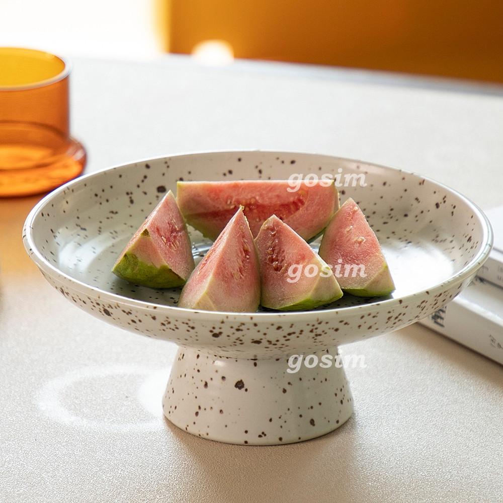 과일 접시 테라조 트레이 세라믹 2color