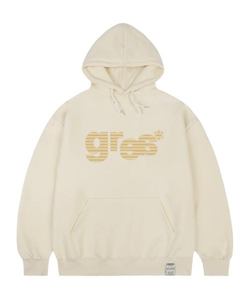 [UNISEX]GRAE-S 스트라이프 후드티_크림