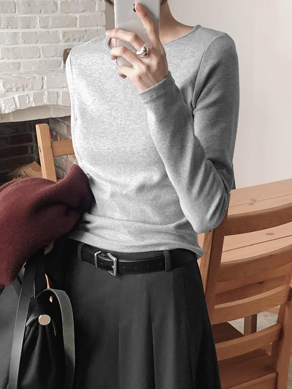 슬로우앤드 [💫고퀄리티] made. 쫀쫀탄탄 클린티셔츠 - 6 color