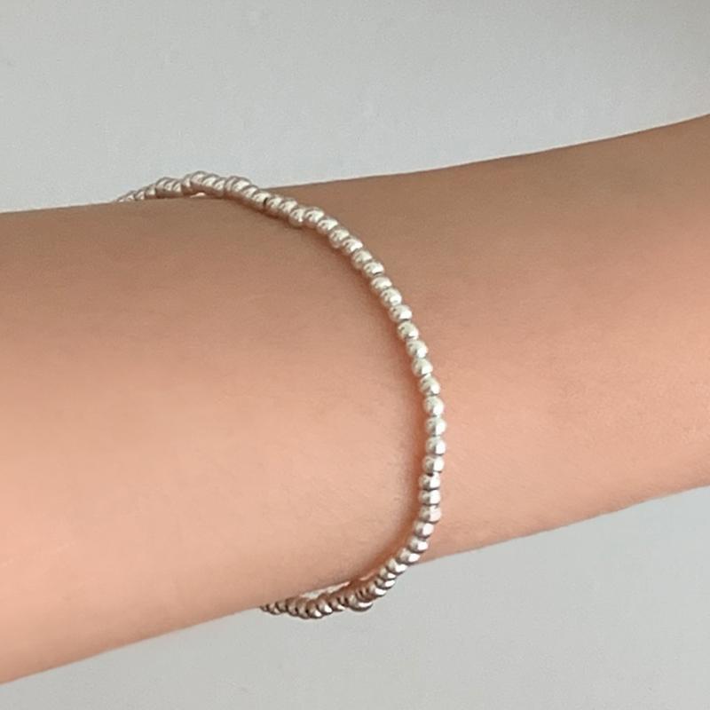 925 Mini silver ball bracelet