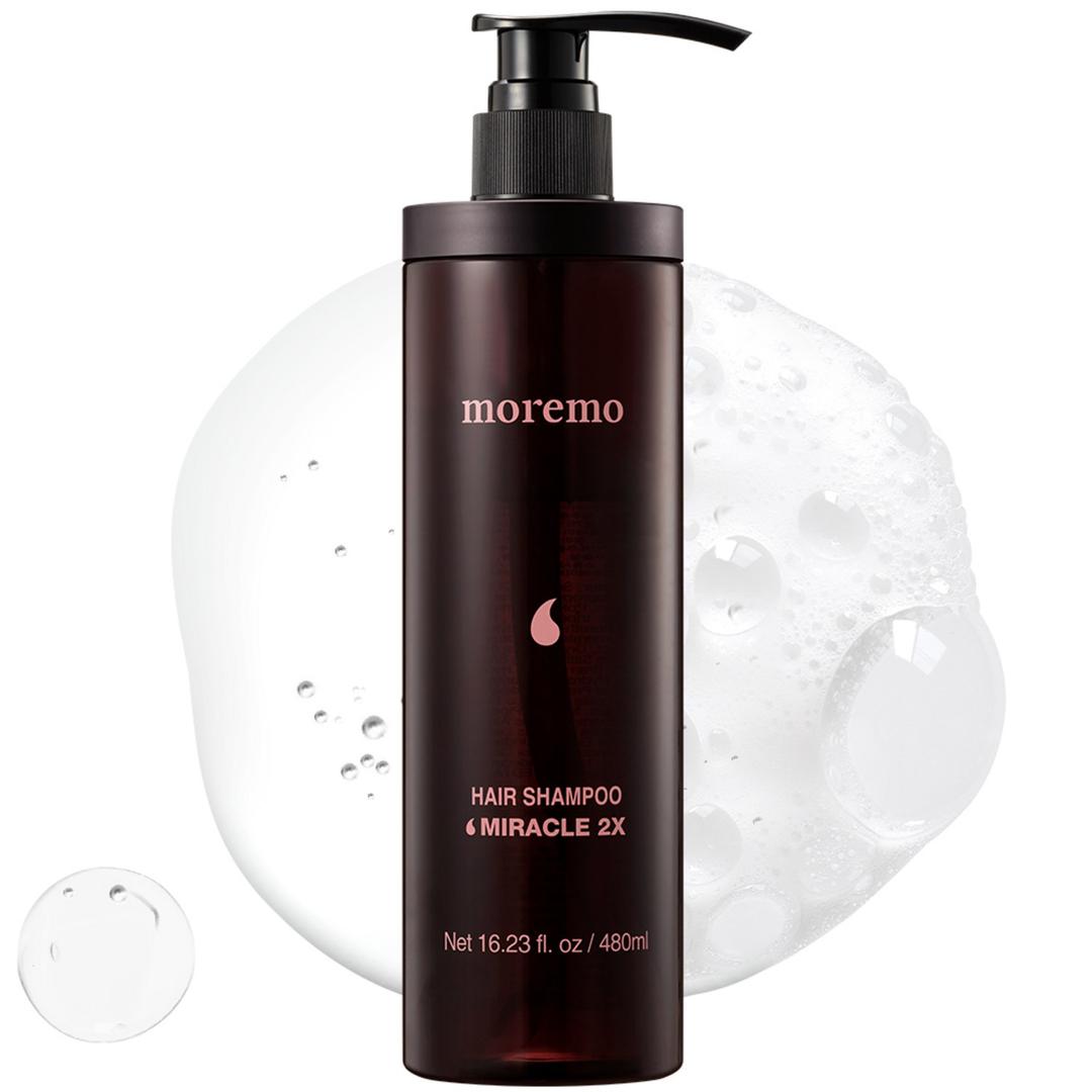 모레모 헤어 미라클2X 샴푸, 480ml, 1개 - 샴푸 | 쿠팡