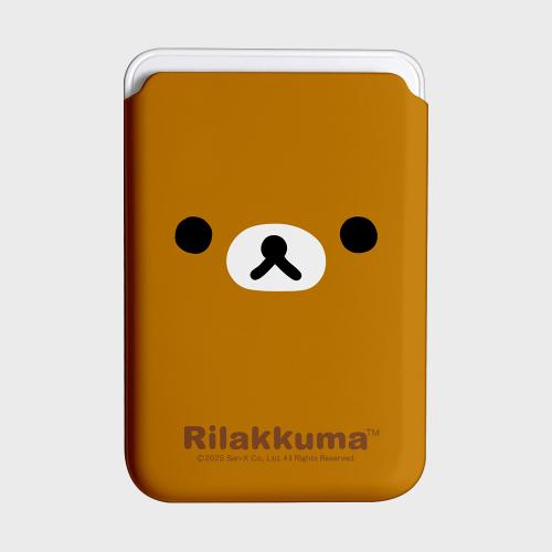 리락쿠마 페이스 하드 맥세이프 하드 카드 지갑_리락쿠마