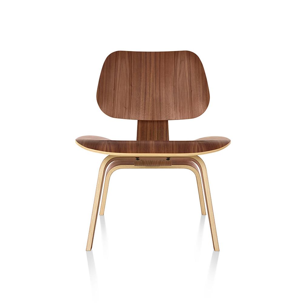 (허먼밀러) 임스 몰디드 플라이우드 라운지체어, 우드 LCW-월넛/산토스 [공식딜러 5년보증]