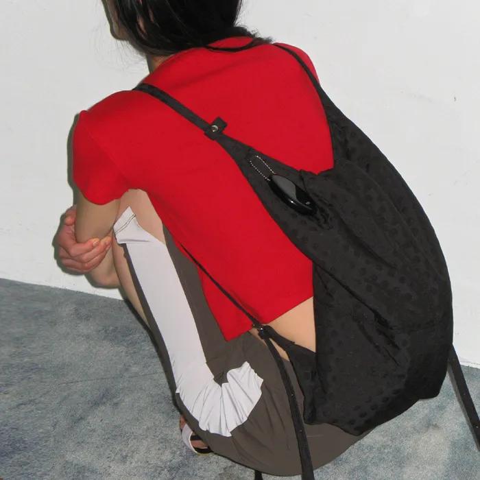 0014 3-Way Flow Bag_Dot Black