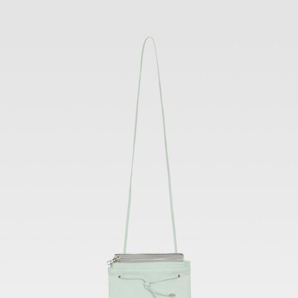 Zipper Bucket Drawstring Bag (mint)