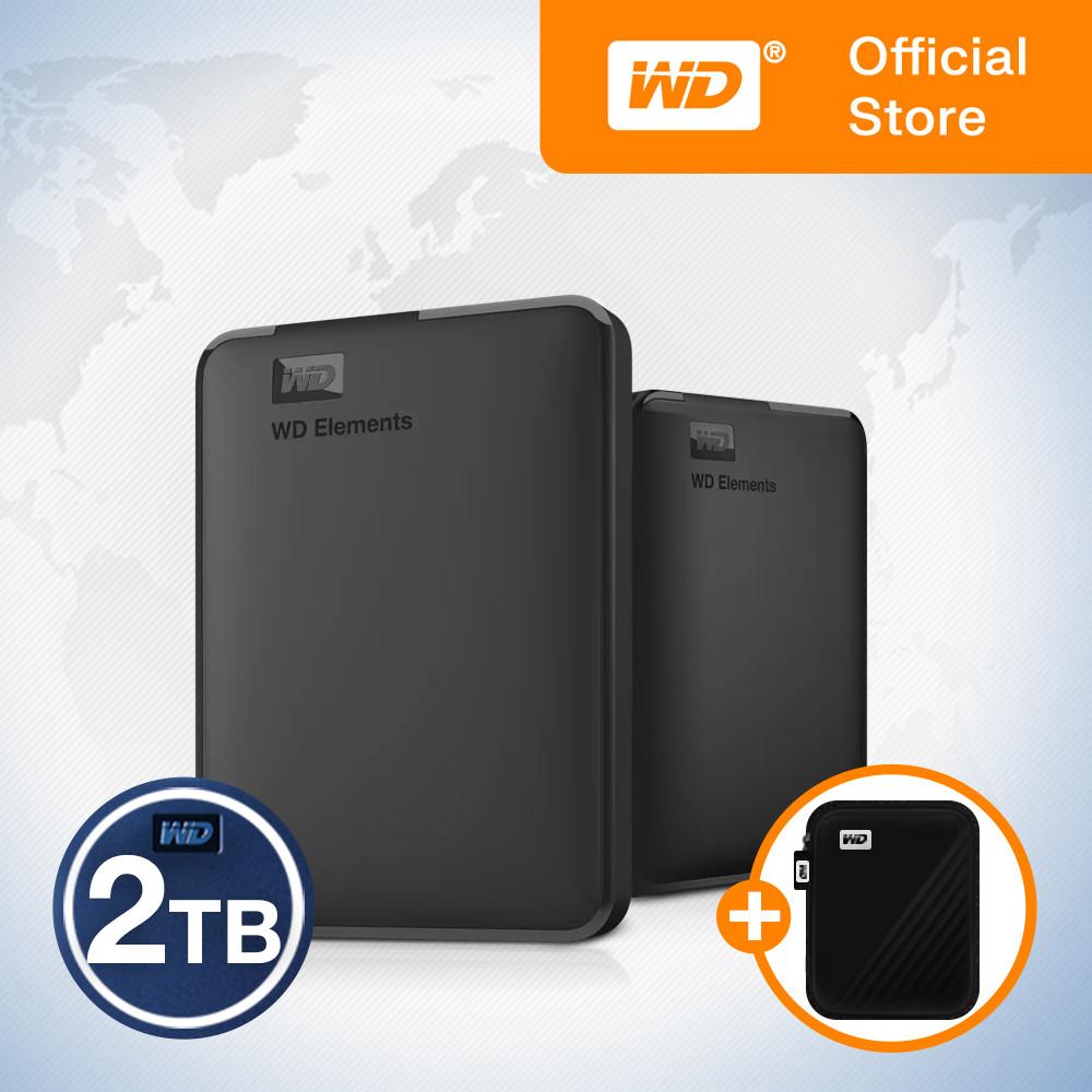 NEW WD Elements Portable 2TB 외장하드 USB 3.0 [전용파우치]